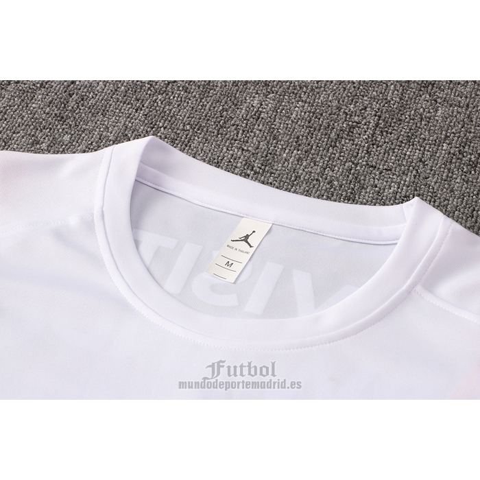 Chandal del Paris Saint-Germain Jordan Manga Corta 2021-2022 Blanco